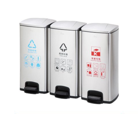 不鏽鋼（gāng）垃圾桶ZX-4605