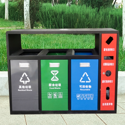 鍍鋅板垃（lā）圾桶22-7-22-2