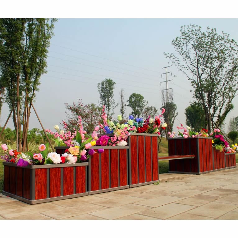 花箱在道路上的作用