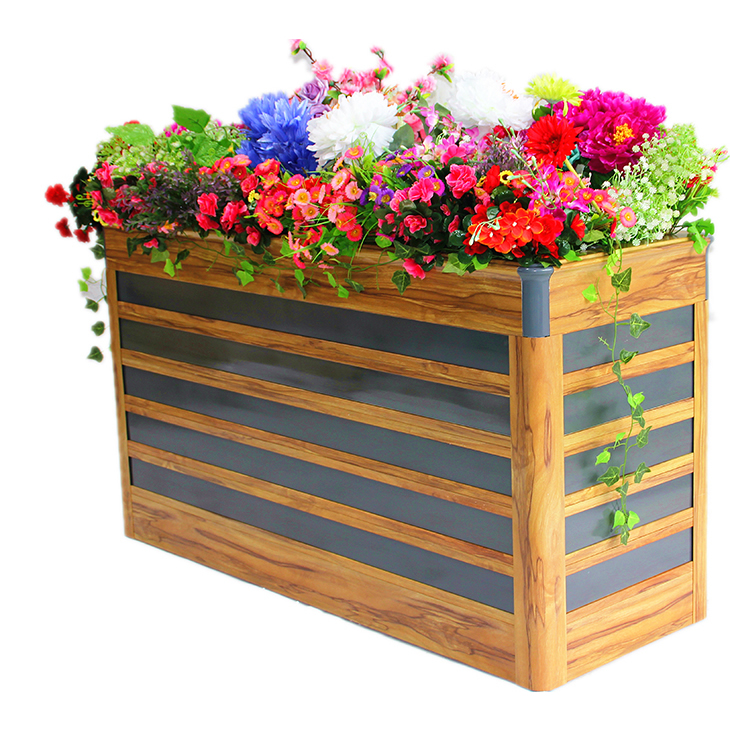 仿黃梨木紋鋁合金（jīn）花箱LHX-002