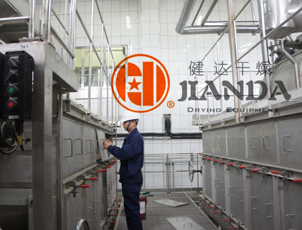 酵母細胞壁幹燥機調試現場