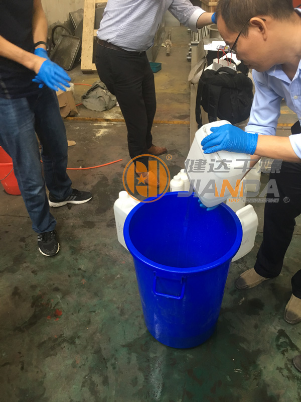 電鍍廢水幹燥實驗